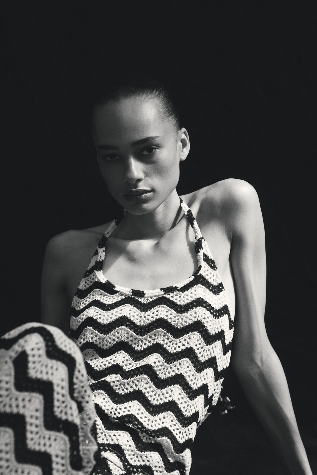Top halter en punto pointelle - H&m фото 4