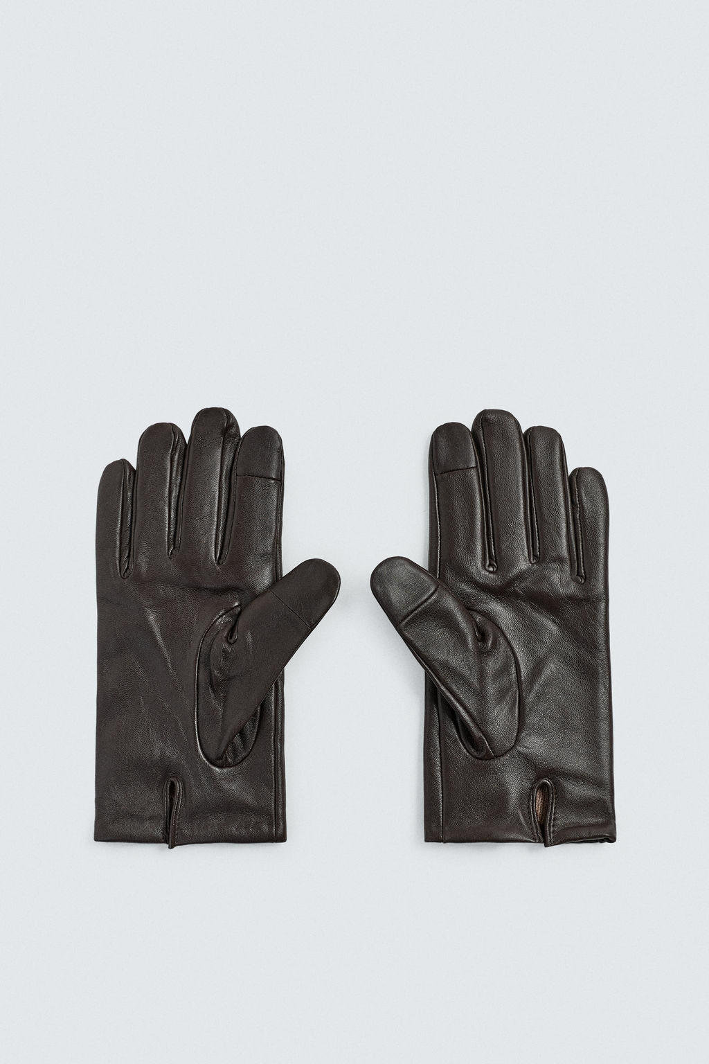 BASIC LEATHER GLOVES - Zara фото 4