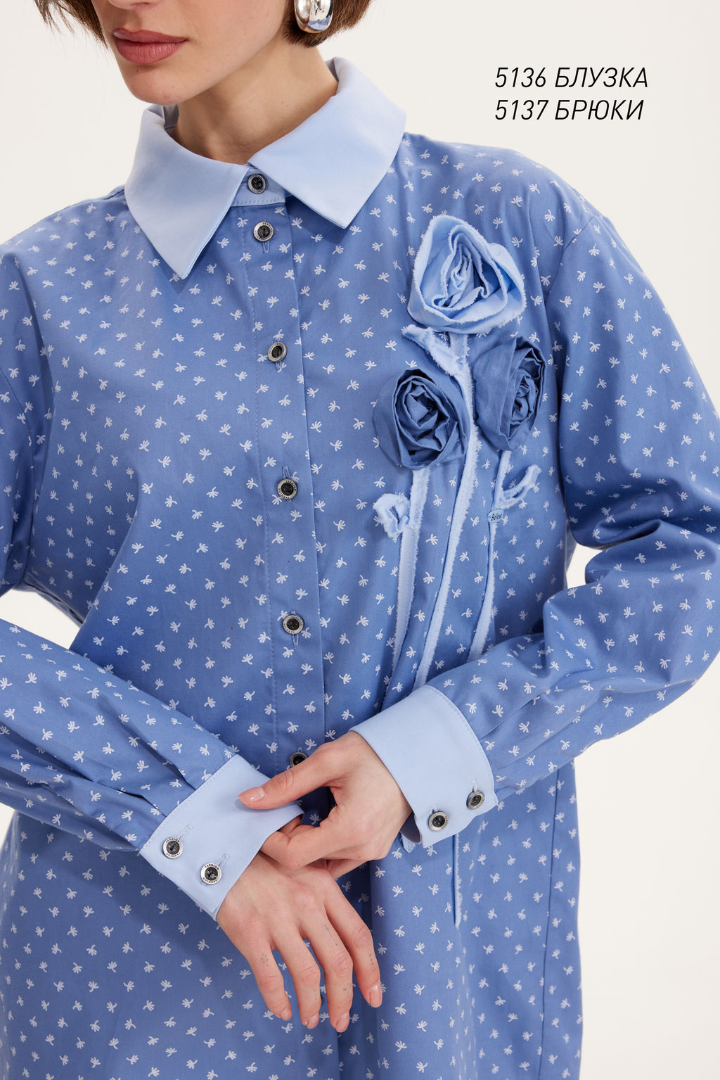 Блузка 5136 - Niv niv fashion фото 5