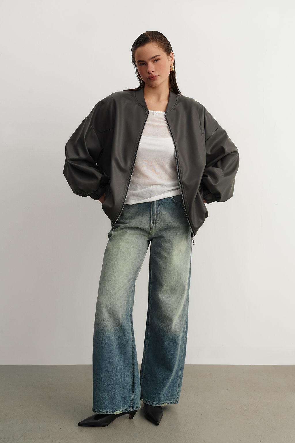 Куртка из эко-кожи с рельефами - Mollis фото 3