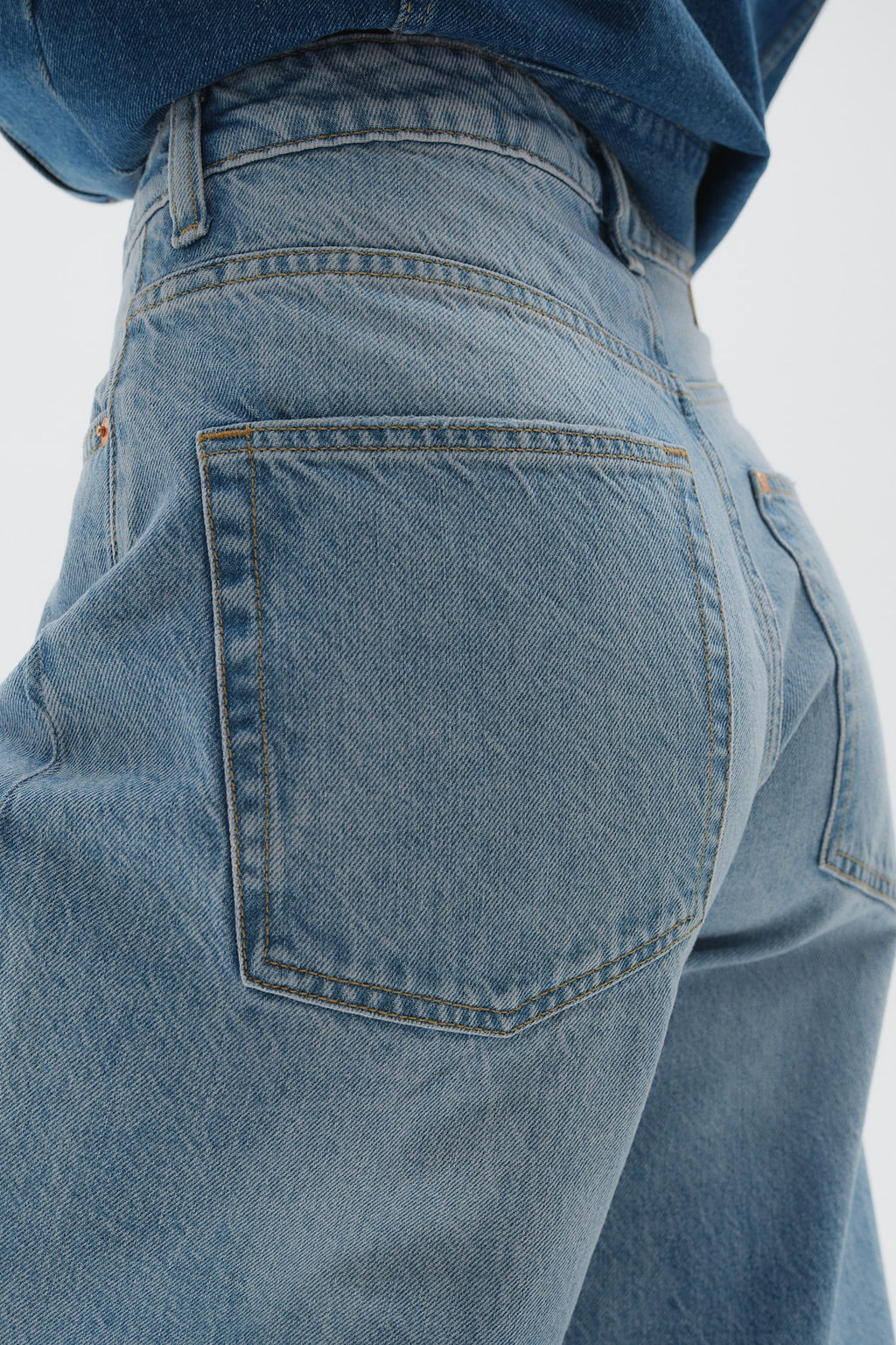 Curvy Fit Baggy High Jeans - H&m фото 4