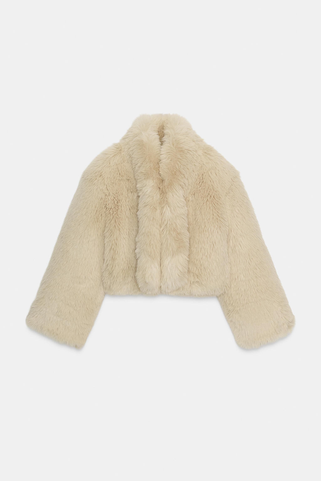 SHORT FAUX FUR COAT - Zara фото 6