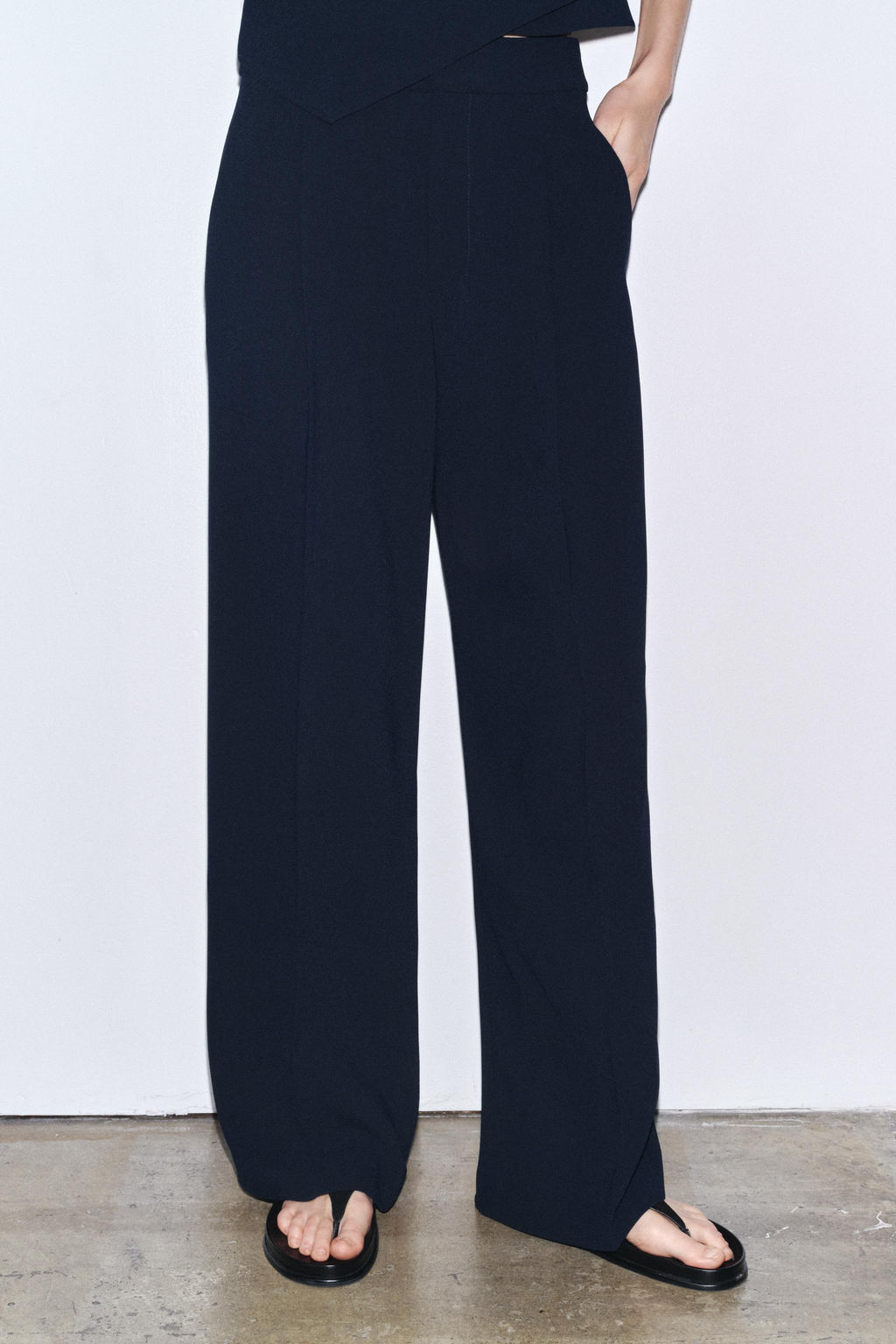 ZW COLLECTION STRAIGHT-LEG TROUSERS