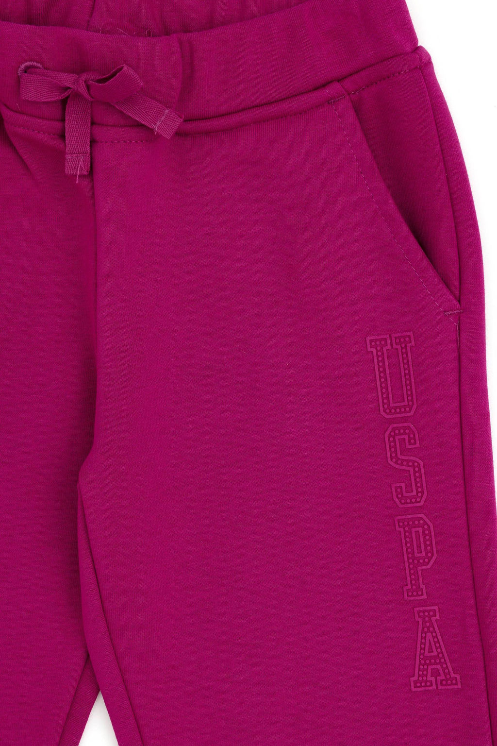 Спортивные штаны цвета фуксии для девочек - U.s. polo assn фото 4