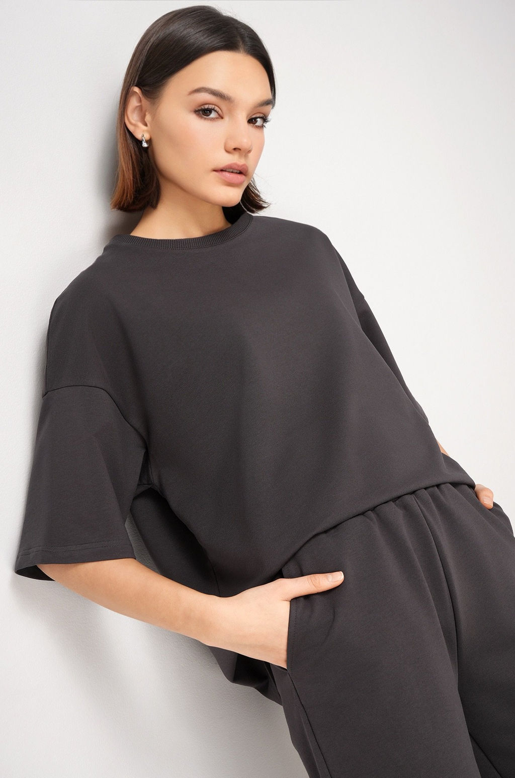 Женский костюм с шортами из футера двухнитки Happyfox  фото 11