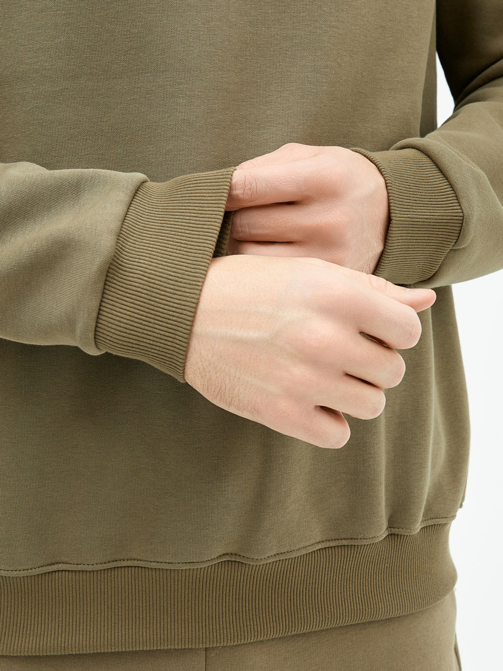 Анорак мужской в зеленом цвете хаки 121751-2 - Mark formelle фото 6