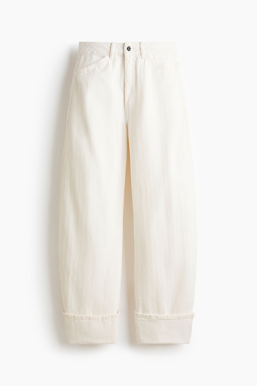 Barrel Leg Regular Waist Jeans - H&m фото 2