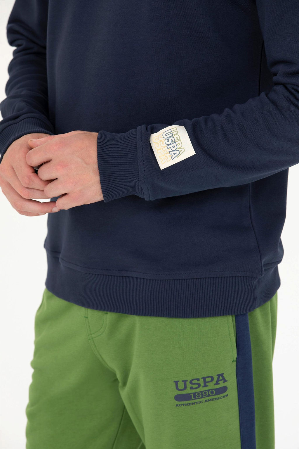Мужской темно-синий свитшот - U.s. polo assn фото 13