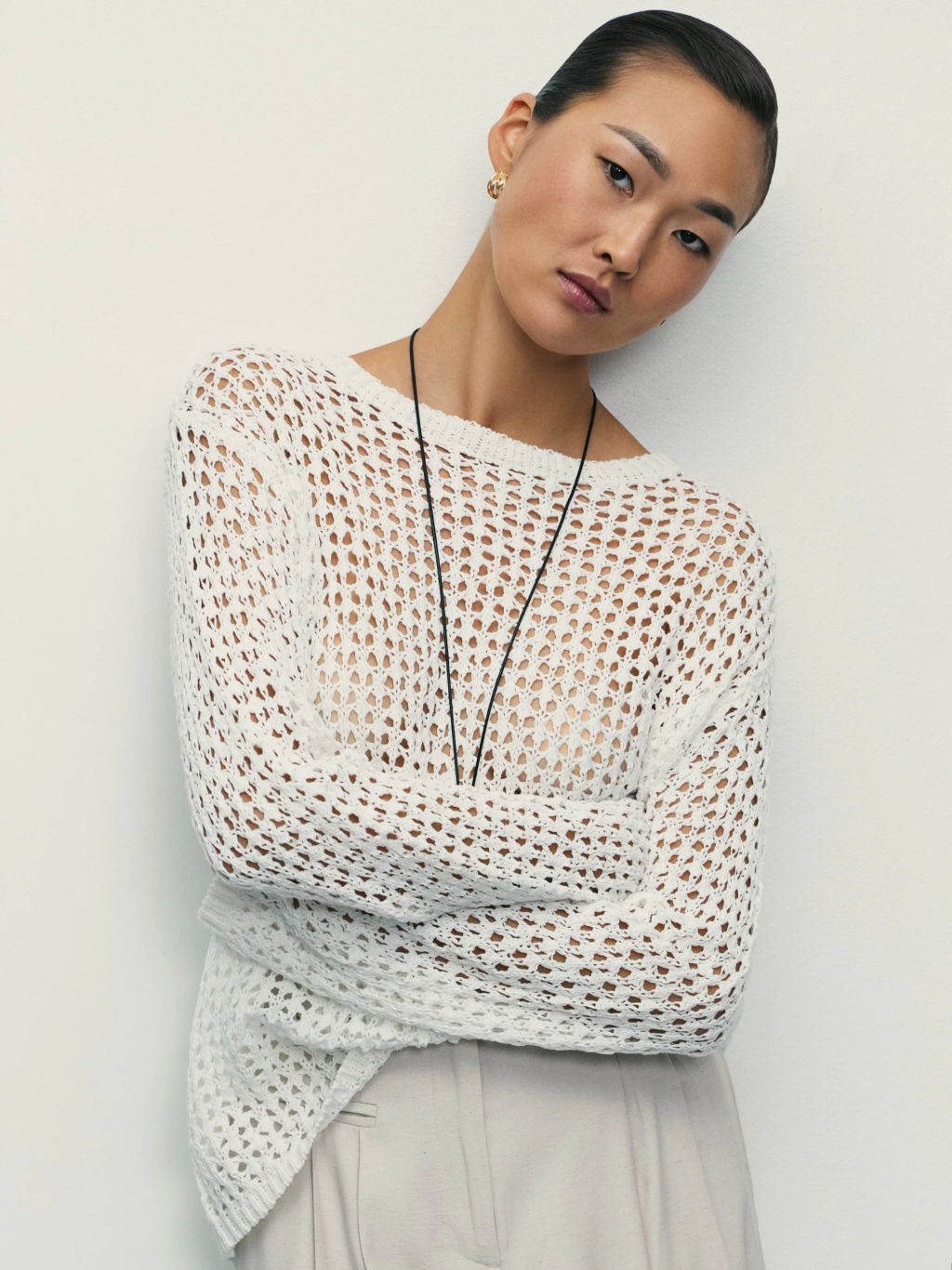 Свободный джемпер из хлопка / Zarina