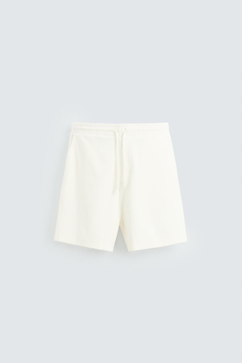 TEXTURE JOGGER BERMUDA SHORTS - Zara фото 16