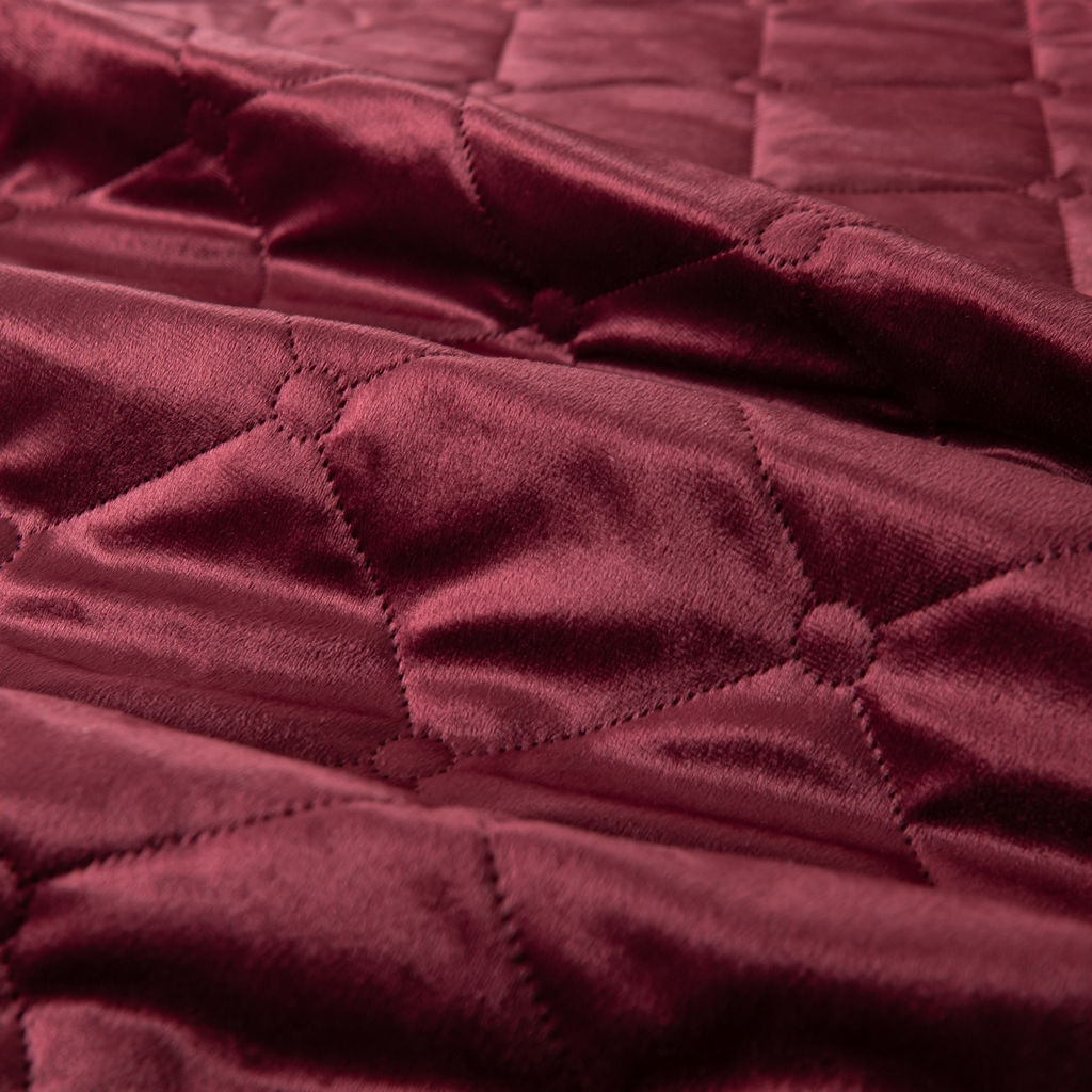 Велюровое покрывало ромб OVF033 160*220 50-70 1 шт