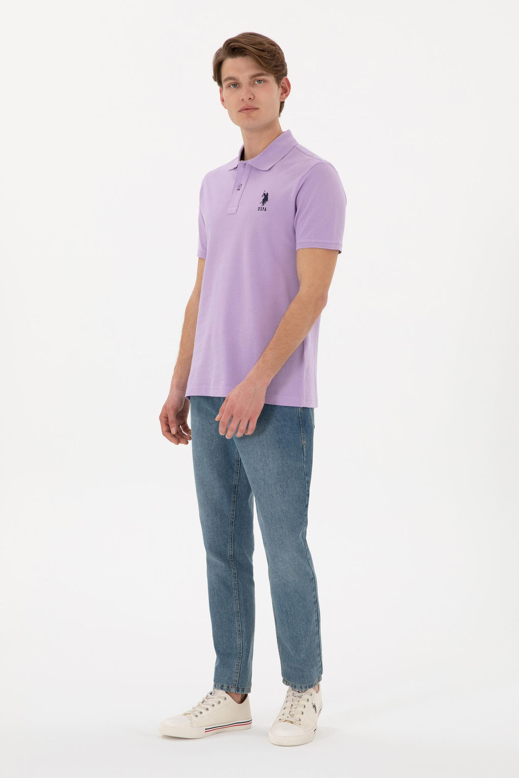 Erkek Lila Basic Ti__rt Sepette S_rpriz _ndirim - U.s. polo assn фото 5