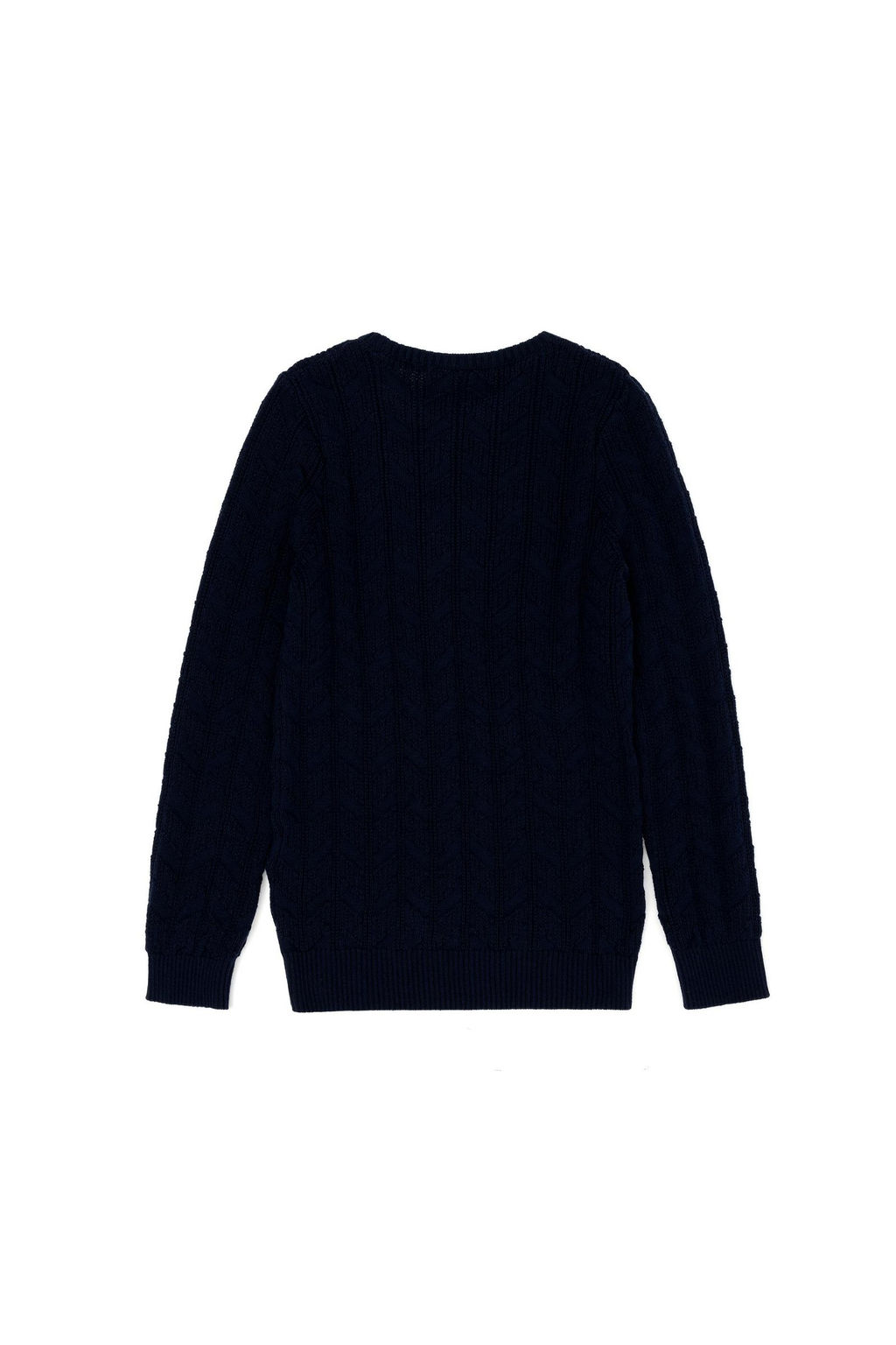 U. S. Polo Assn Темно-синий базовый свитер с круглым вырезом для мальчика - U.s. polo assn фото 2