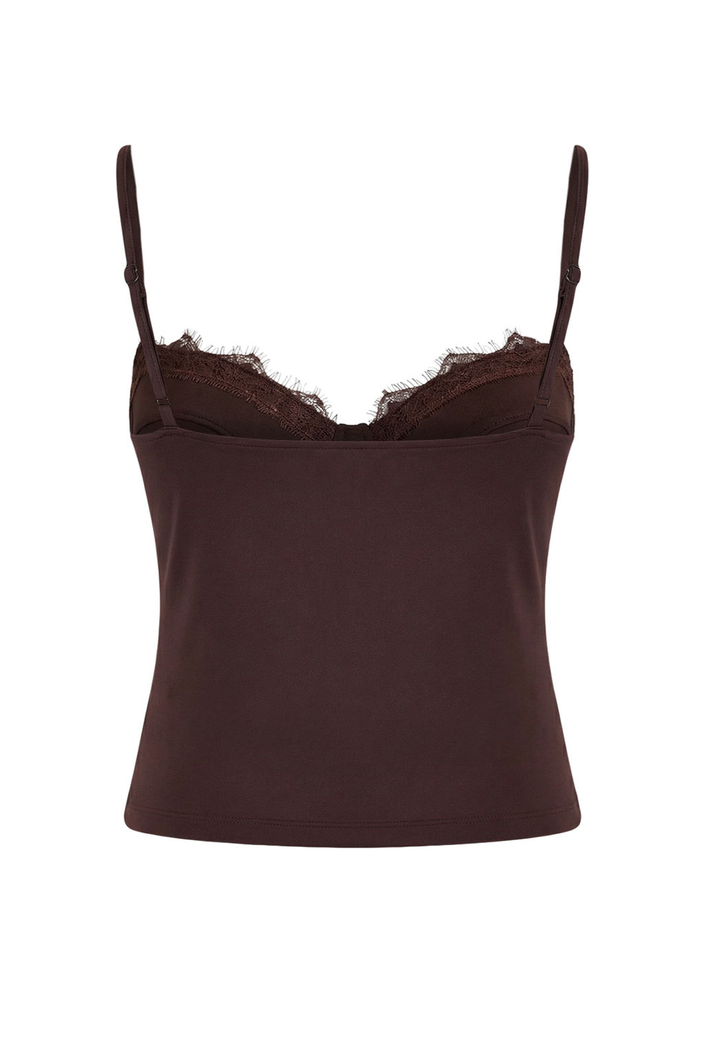 Kahverengi Dantel Garnili Kapl? Party Bluz TPRSS26BZ00010