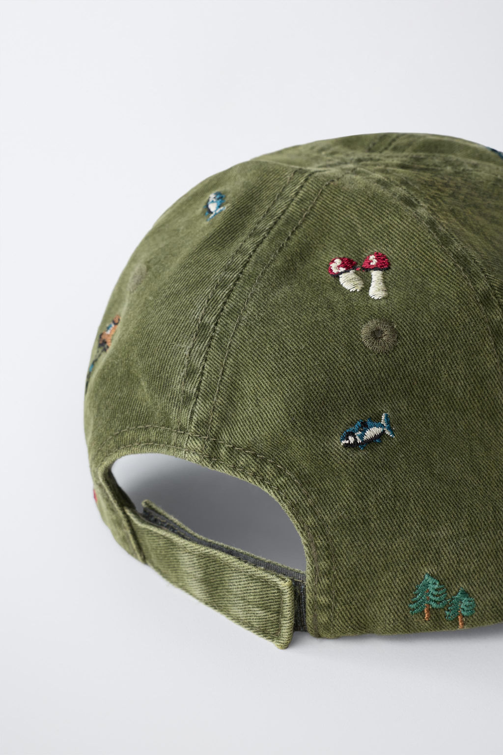 GORRA EFECTO LAVADO BORDADOS / Khaki - Zara фото 3