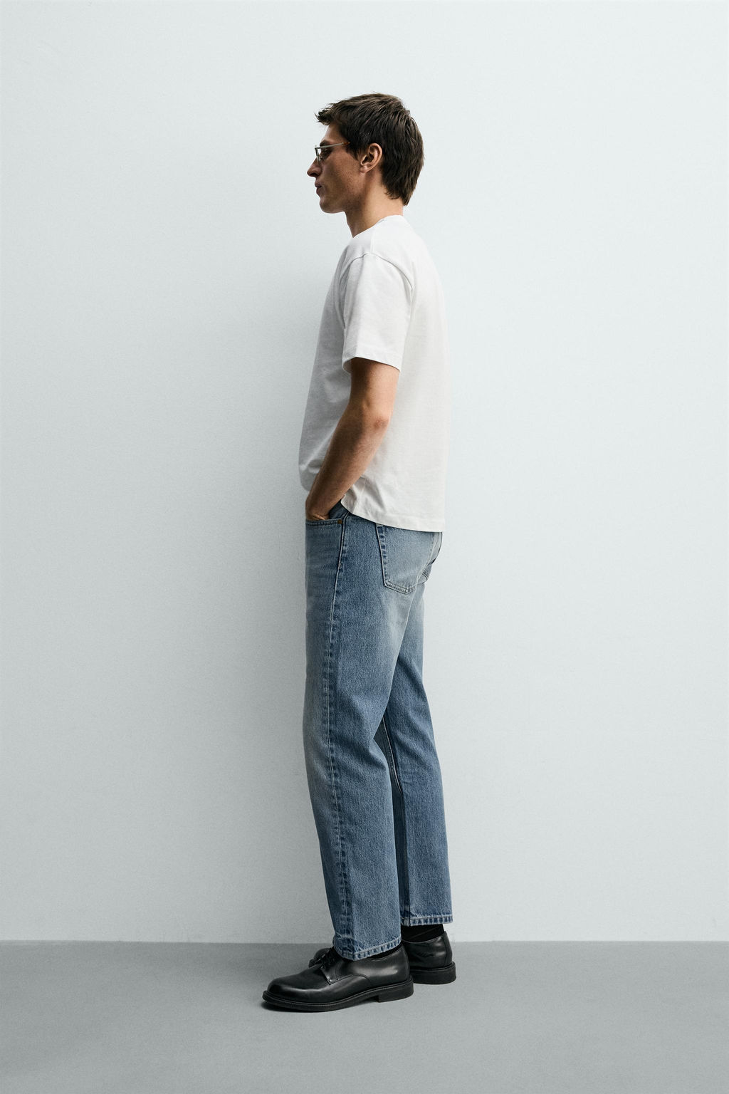 JEANS REGULAR FIT / Azul medio - Zara фото 4