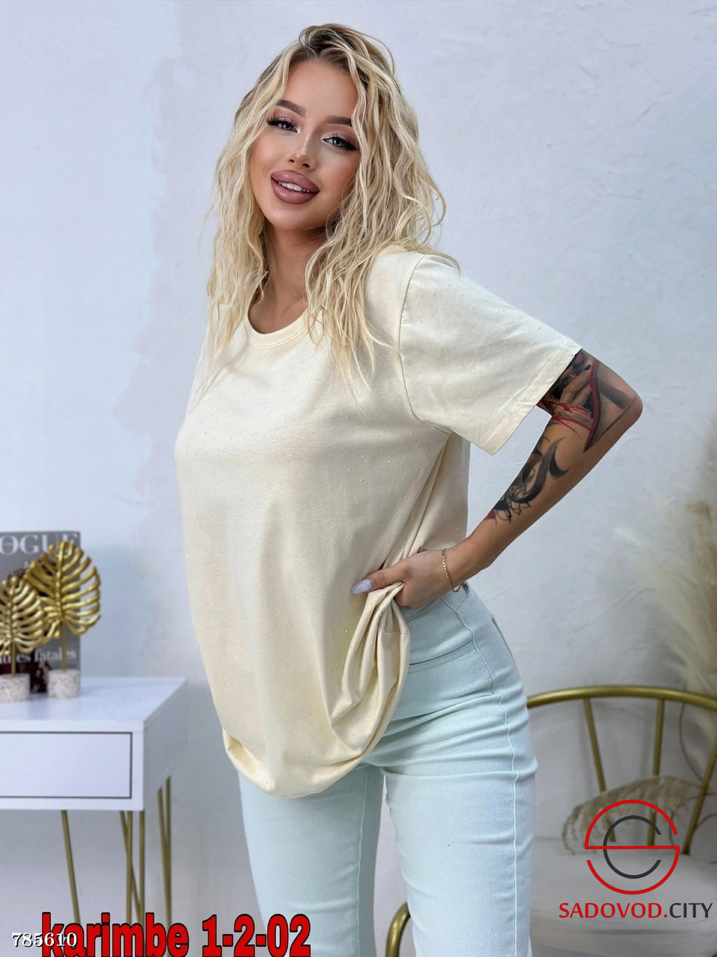 Женская повседневная футболка - Bruno фото 6