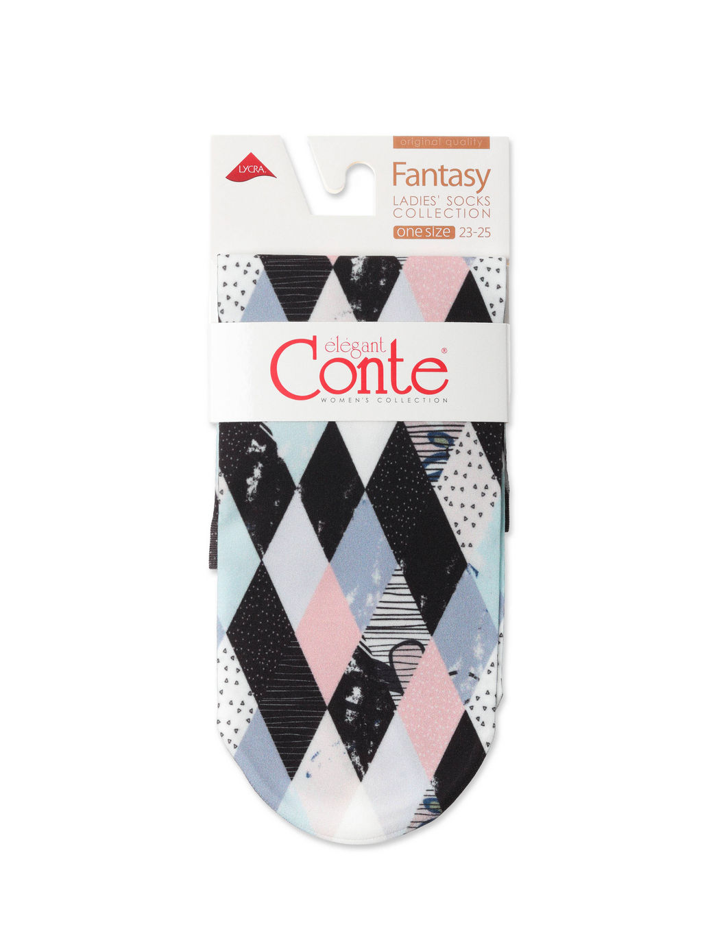 Цена за 2 пары. Носки Классические CONTE Носки с принтом FANTASY 70 mix - Conte elegant фото 61