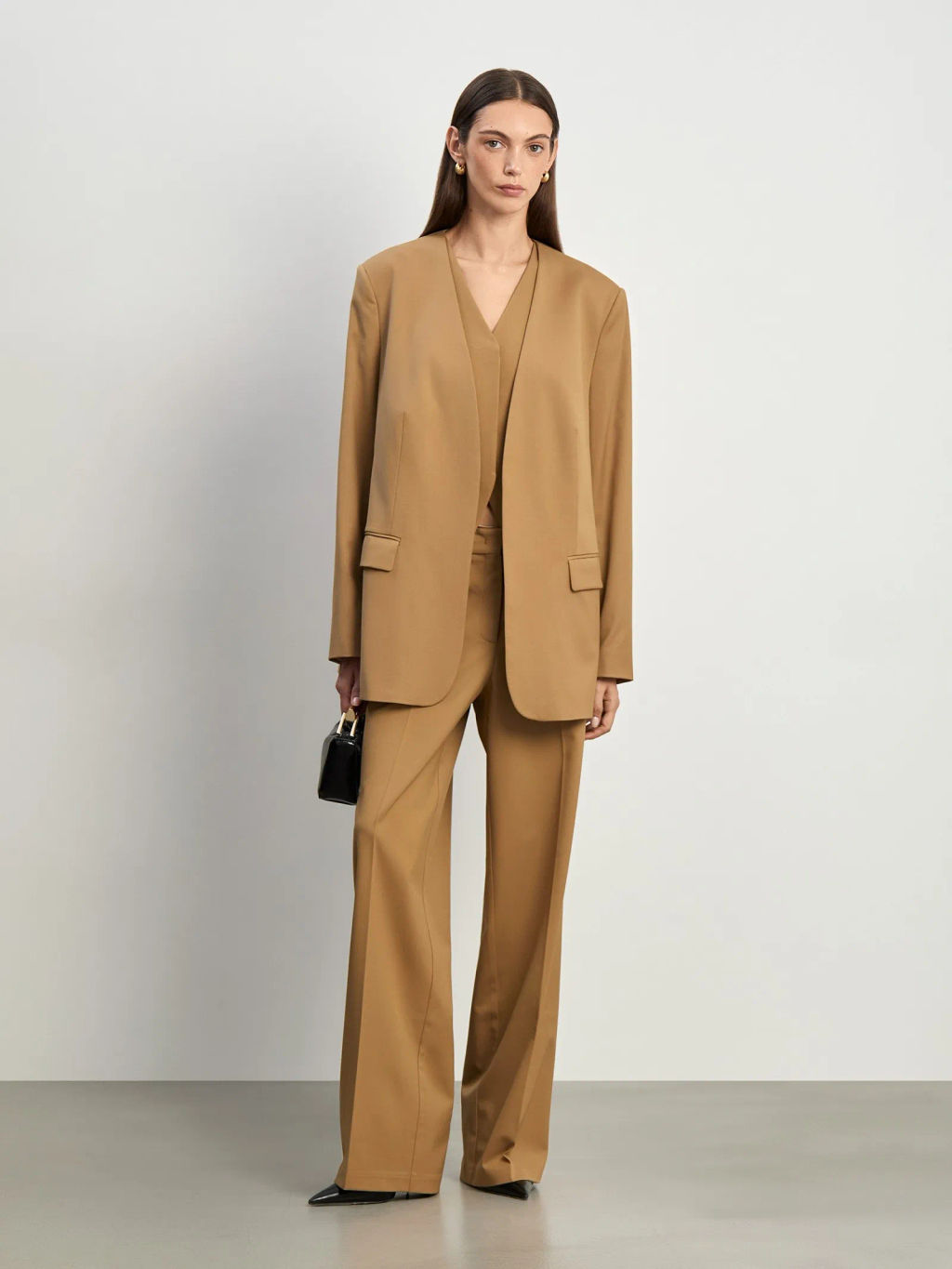 Брюки широкого кроя