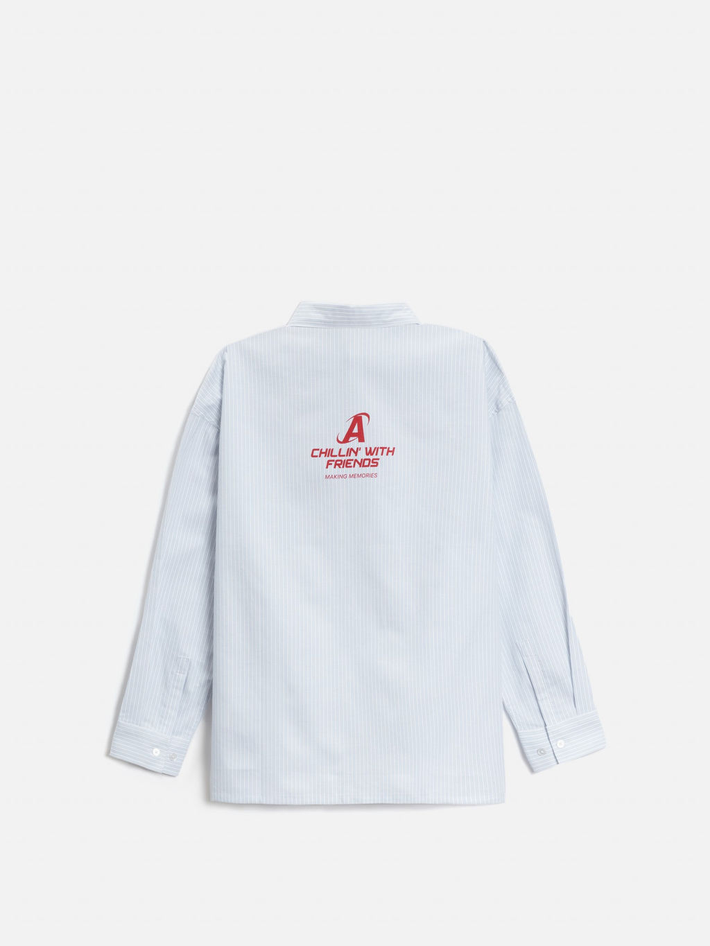 ACOOLA / Сорочка верхняя детская для мальчиков Valdis голубая полоска  фото 2