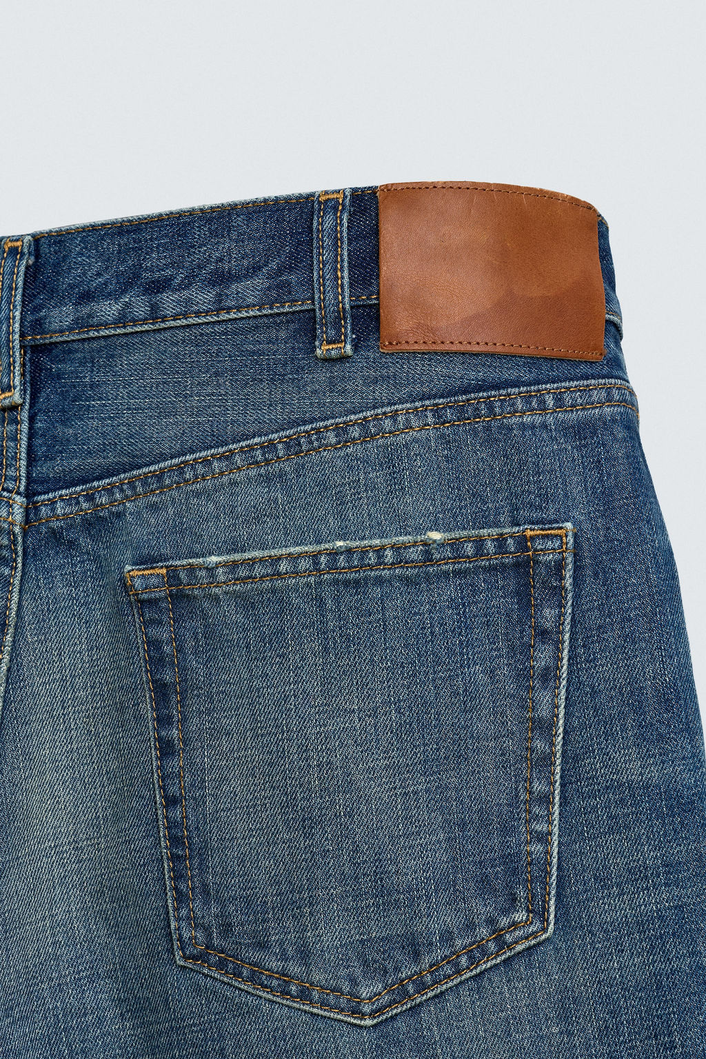 JEANS FLARE FIT / Azul / Verde - Zara фото 11