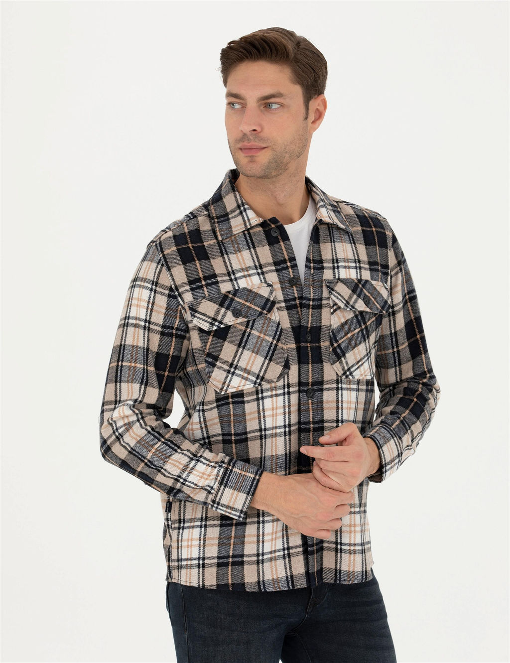 Lacivert Oversize Oduncu G_mlek - Pierre cardin фото 3
