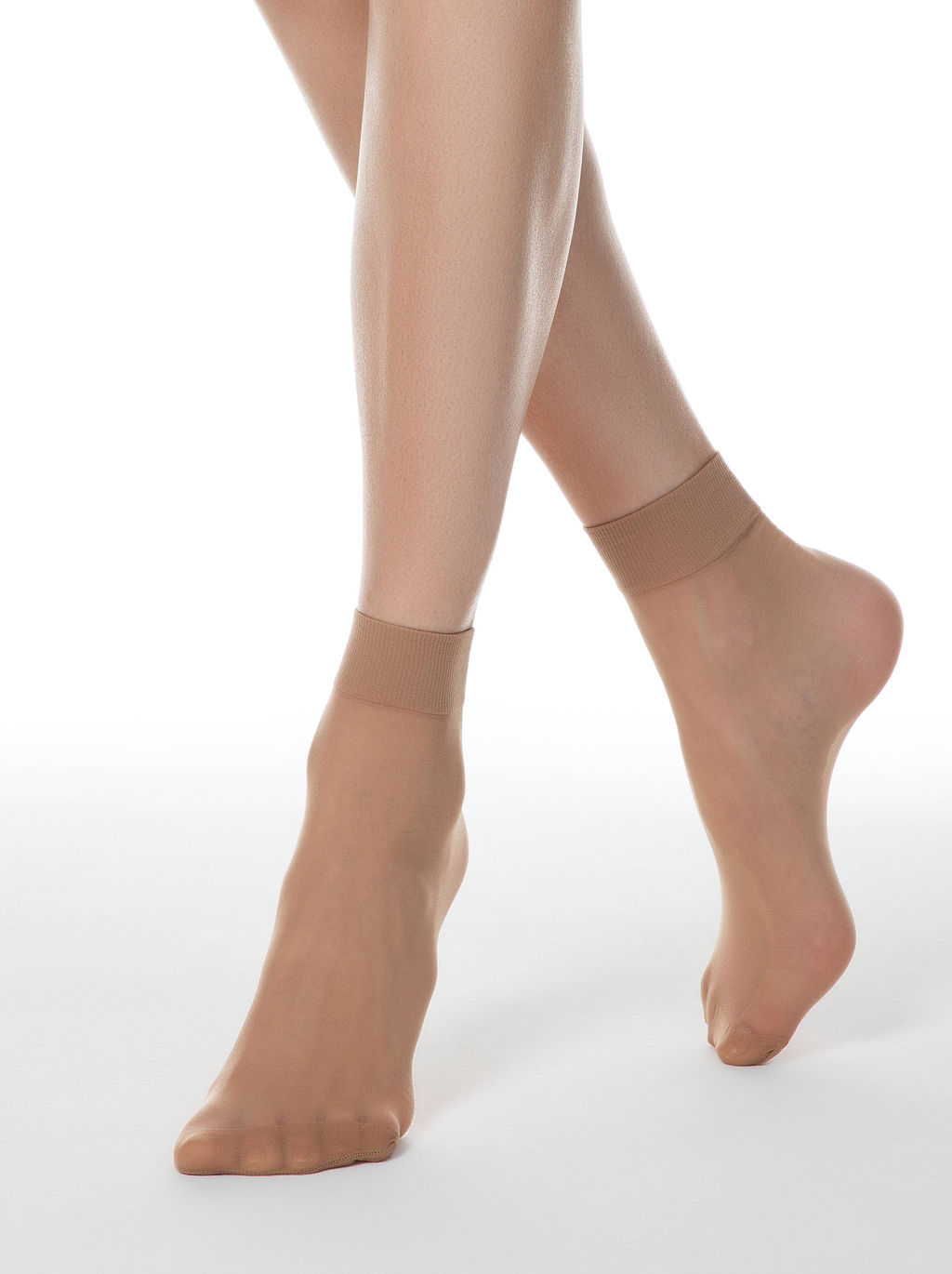 Цена за 2 пары. Носки Удлиненные CONTE TENSION 20 (2 пары) natural - Conte elegant фото 4