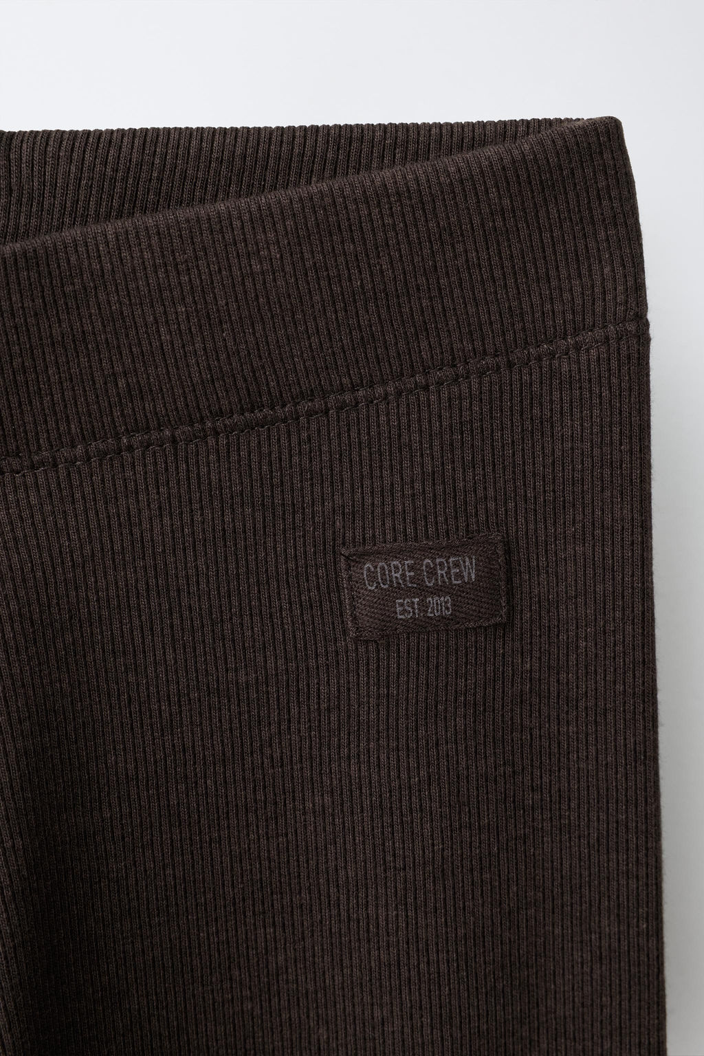 LEGGING RIB ETIQUETA / Marr?n - Zara фото 3