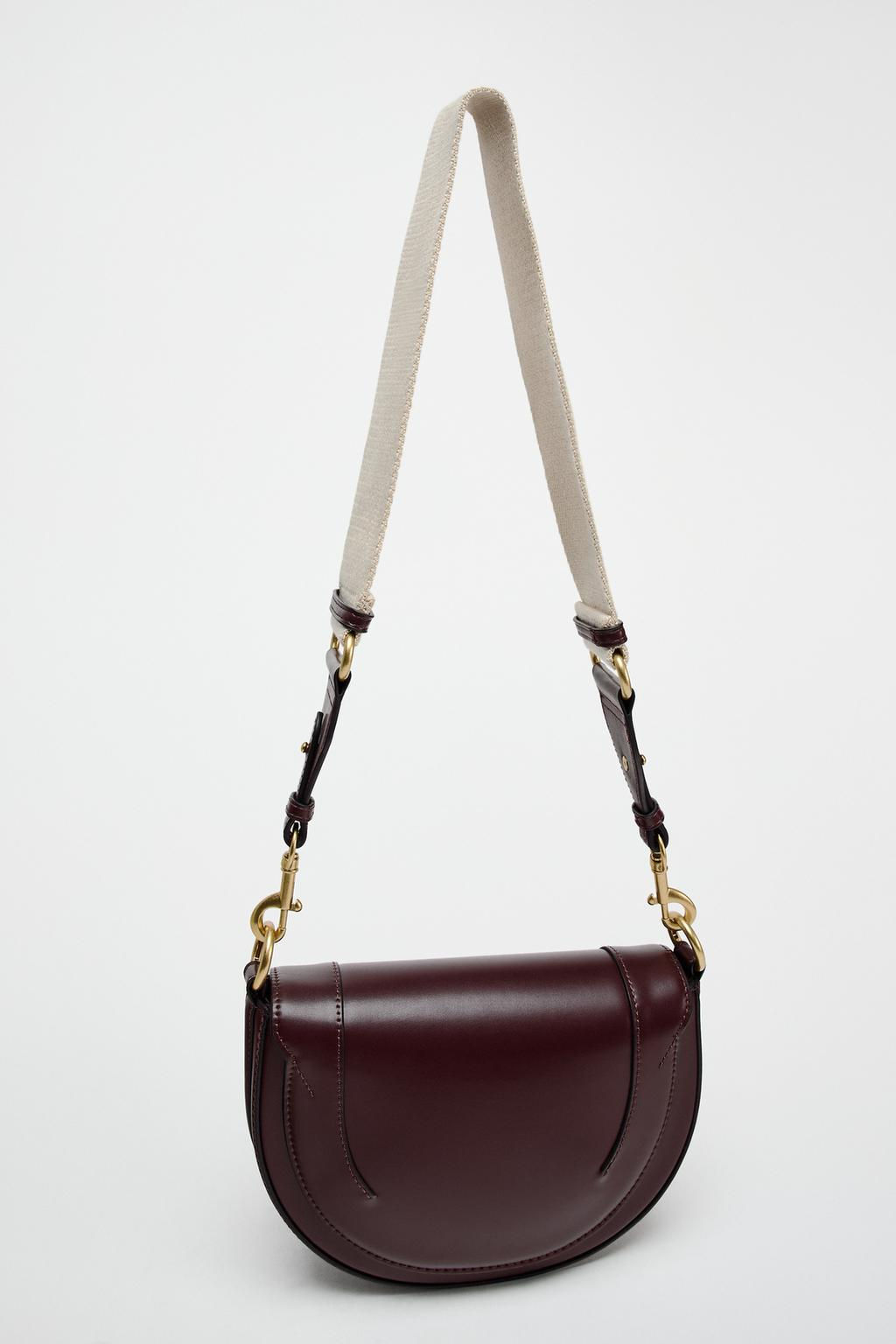 CONTRAST TOPSTITCHING CROSSBODY BAG - Zara фото 6