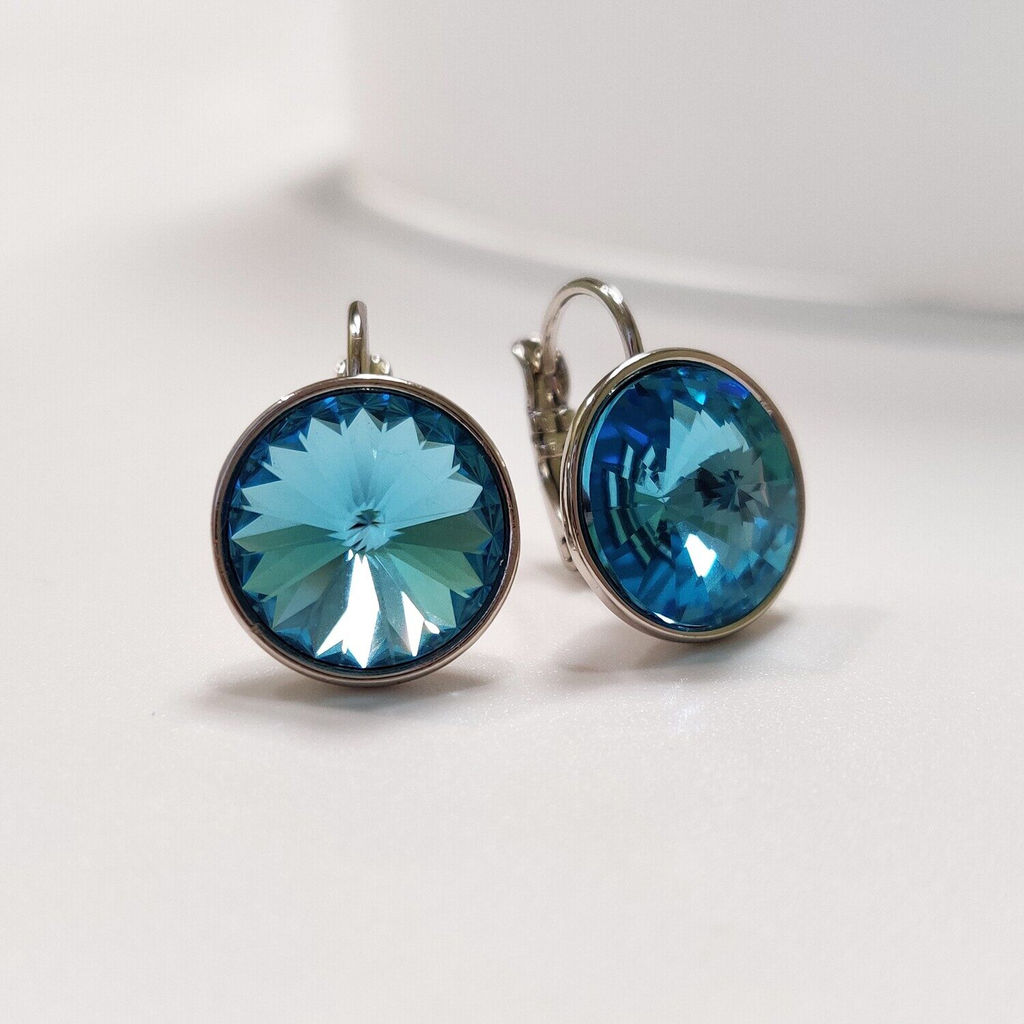 Серьги с кристаллами Swarovski