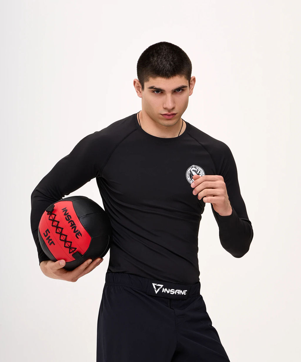 Медбол INSANE IN24-WB100 5 кг, красный  фото 5
