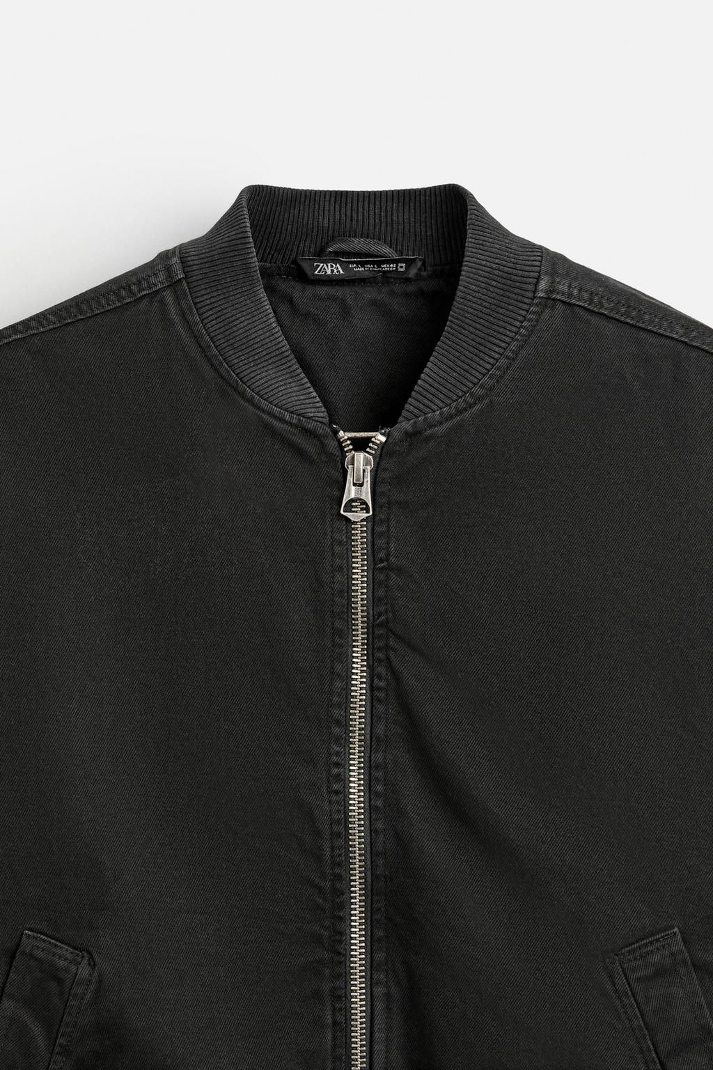 COTTON BOMBER JACKET - Zara фото 16