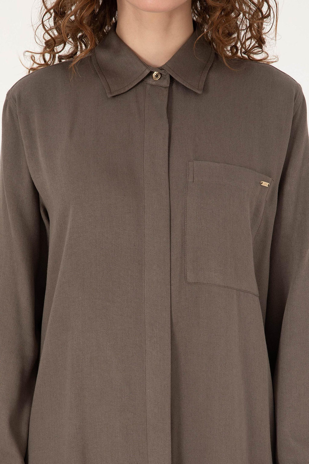 Kad_n Vizon Dokuma Elbise - U.s. polo assn фото 5