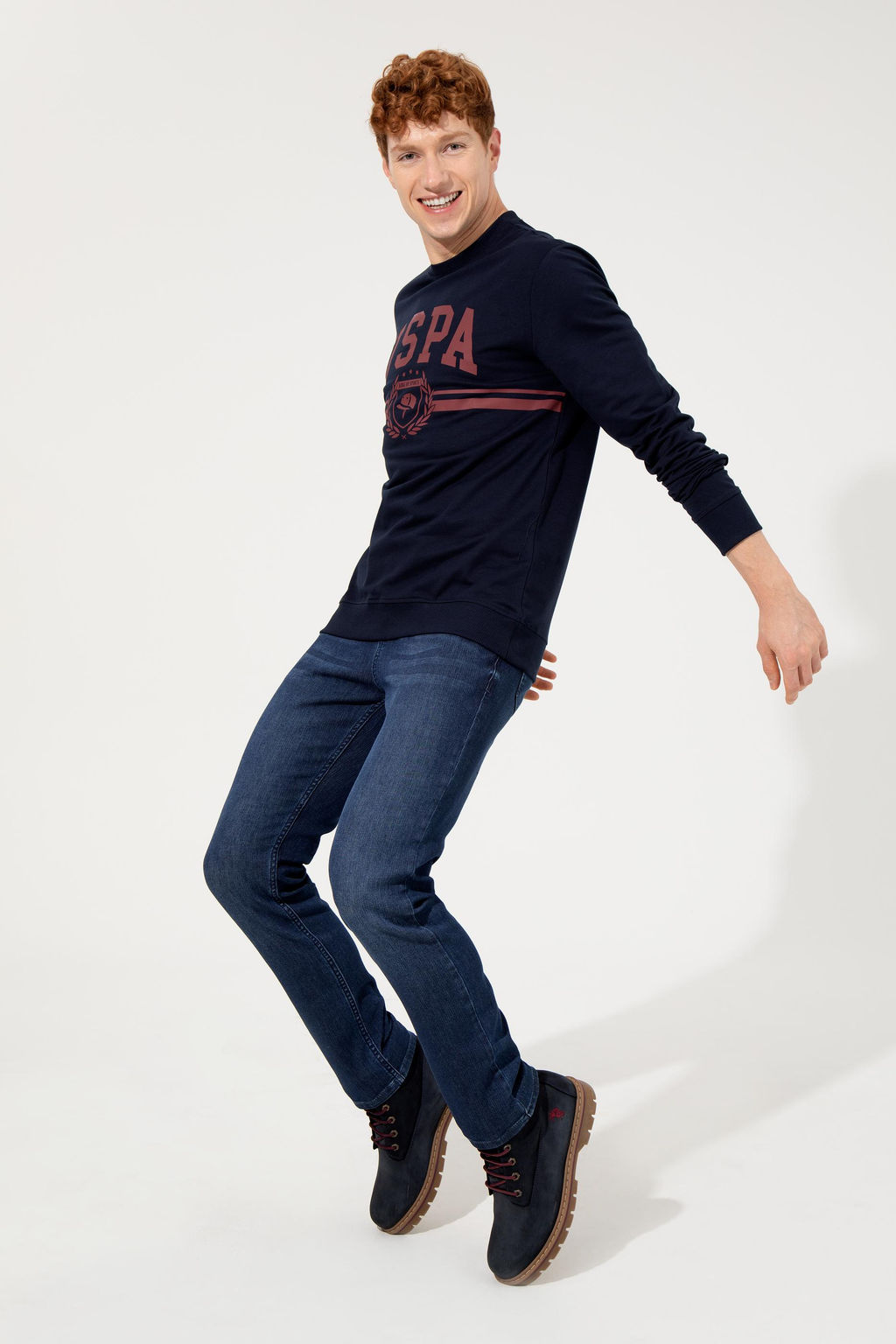 Erkek Lacivert Sweatshirt