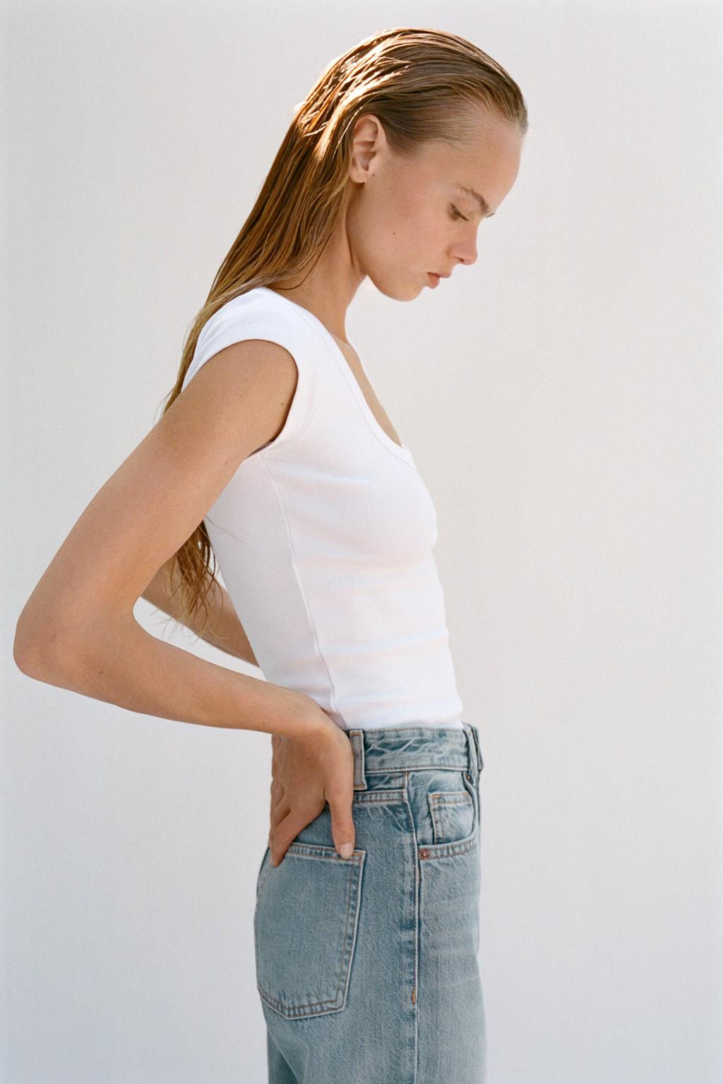 ROUND NECK T-SHIRT - Zara фото 32