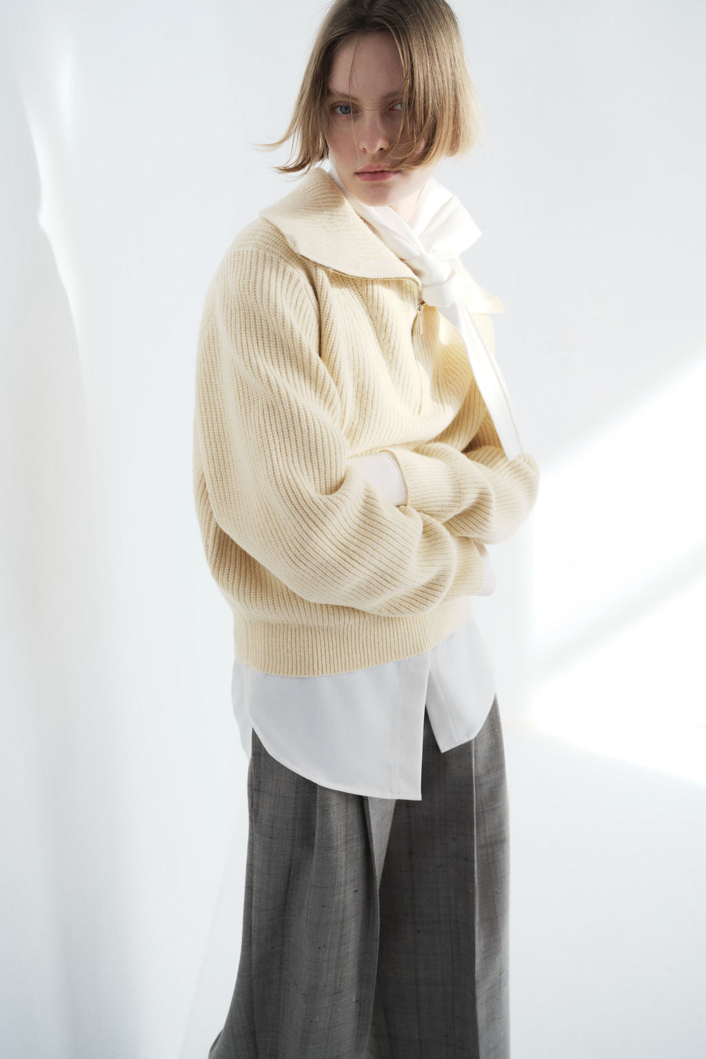 Jersey en punto de canal? con media cremallera - H&m фото 5