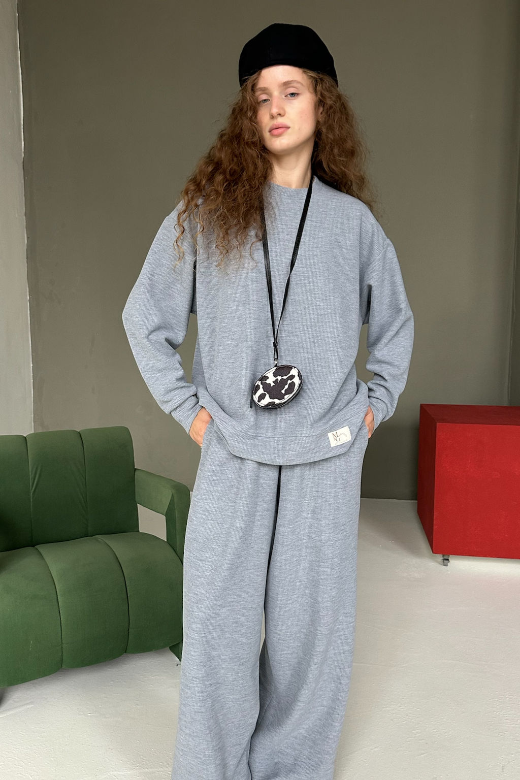 Костюм женский SET108/01/Голубой