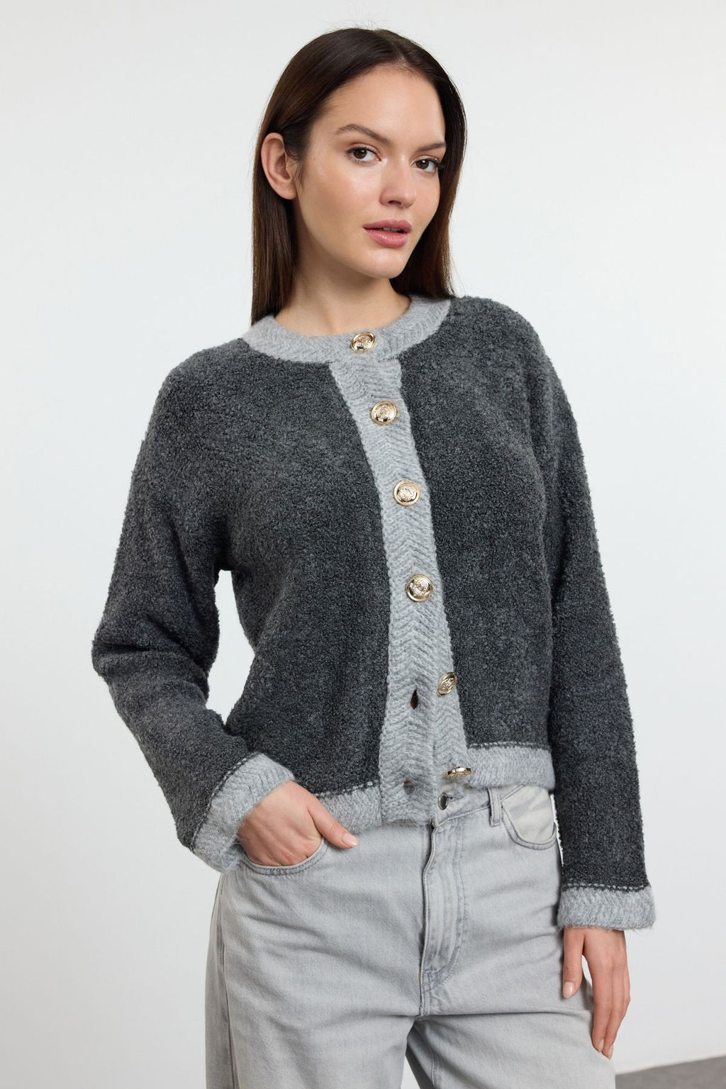 TRENDYOLMILLA Bej Triko H?rka TWOAW25HI00357