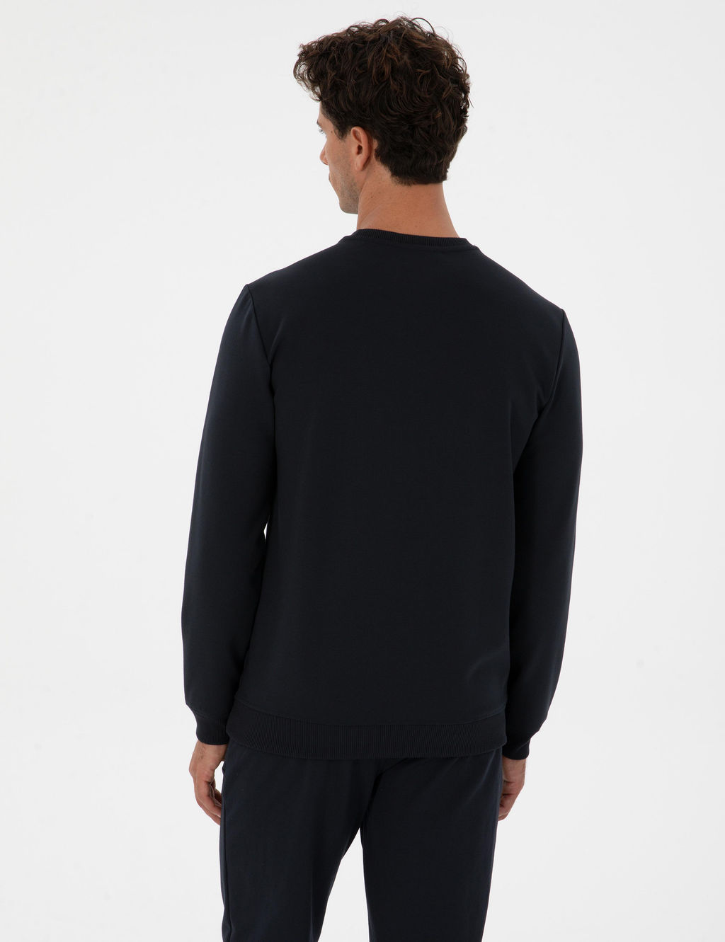 Lacivert Regular Fit Sweatshirt