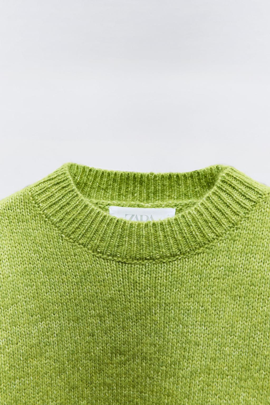 PLAIN KNIT SWEATER - Zara фото 6