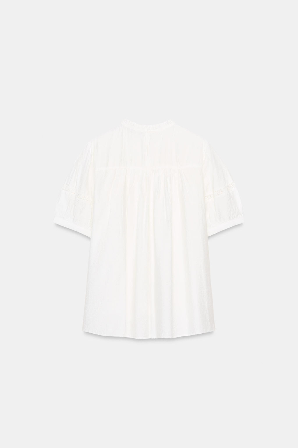 ROMANTIC BALLOON SLEEVE BLOUSE - Zara фото 10