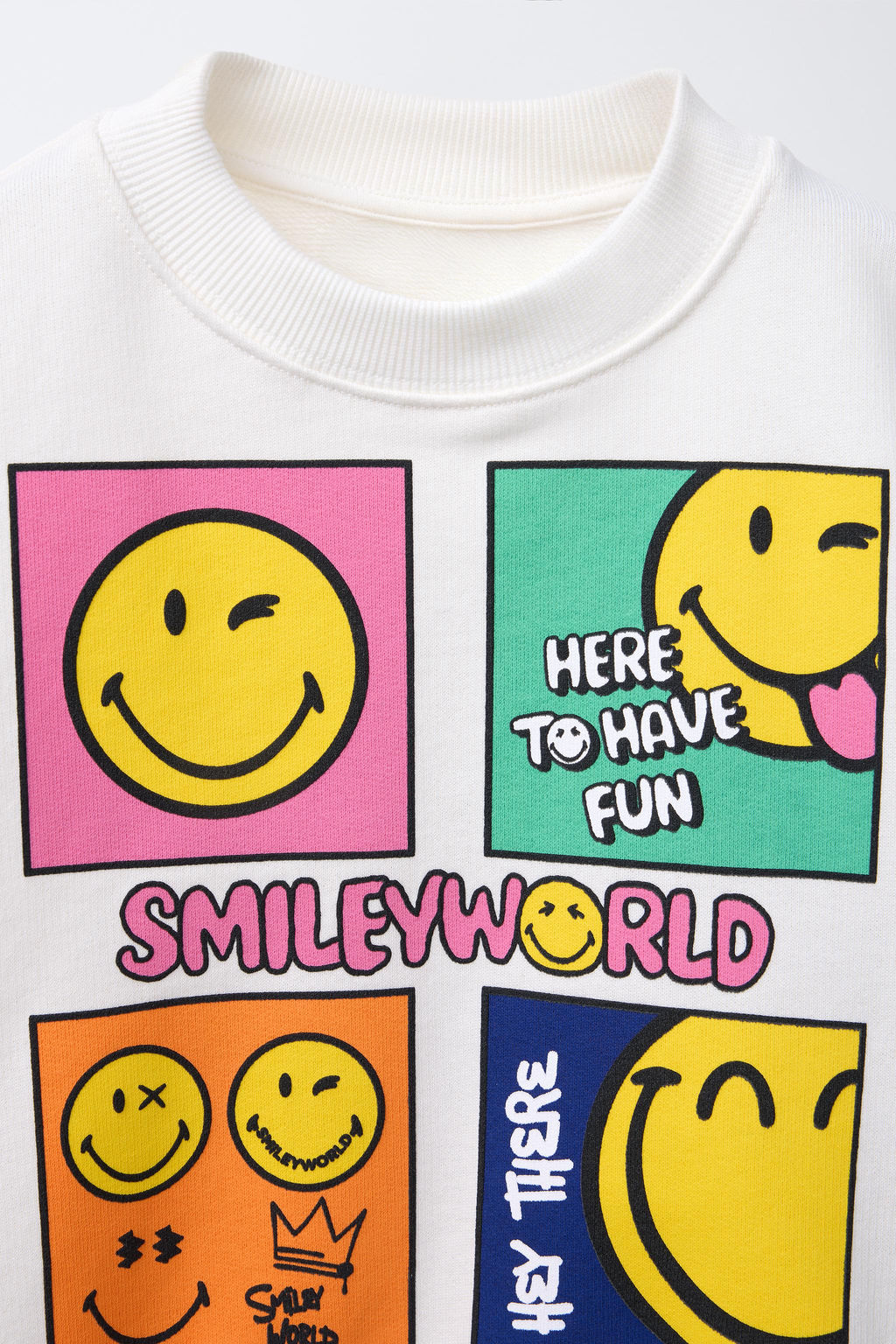 SMILEYWORLD ® RAISED SWEATSHIRT - Zara фото 3