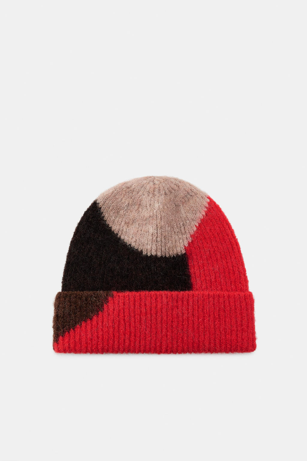 PRINTED KNIT BEANIE