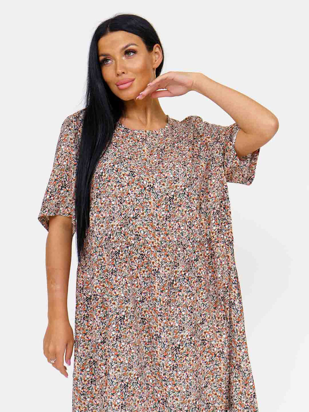 Платье женское, цвет оранжевый