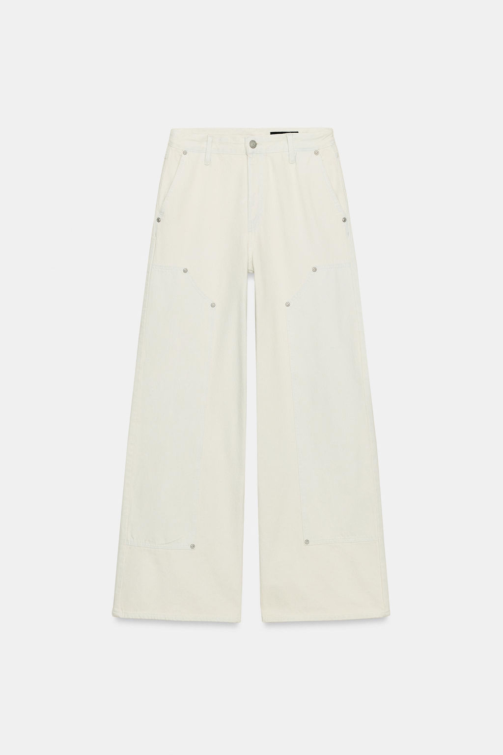 ZW COLLECTION MID-WAIST JEANS WITH BELT LOOP - Zara фото 12