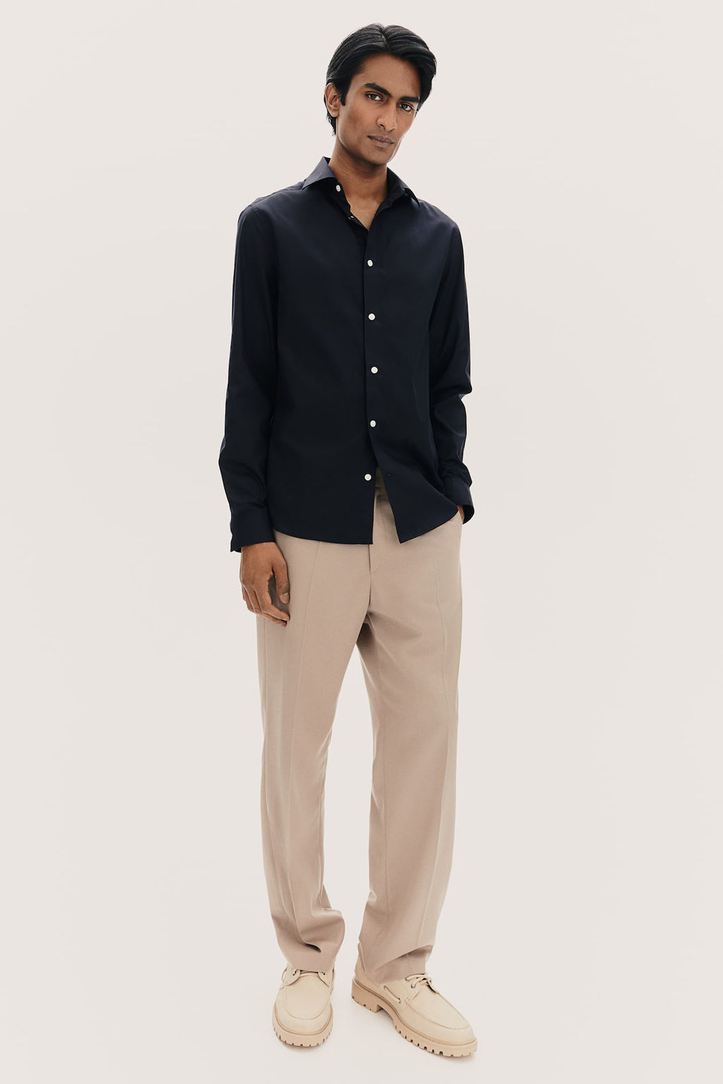 Camisa de facil planchado Slim Fit - H&m фото 2