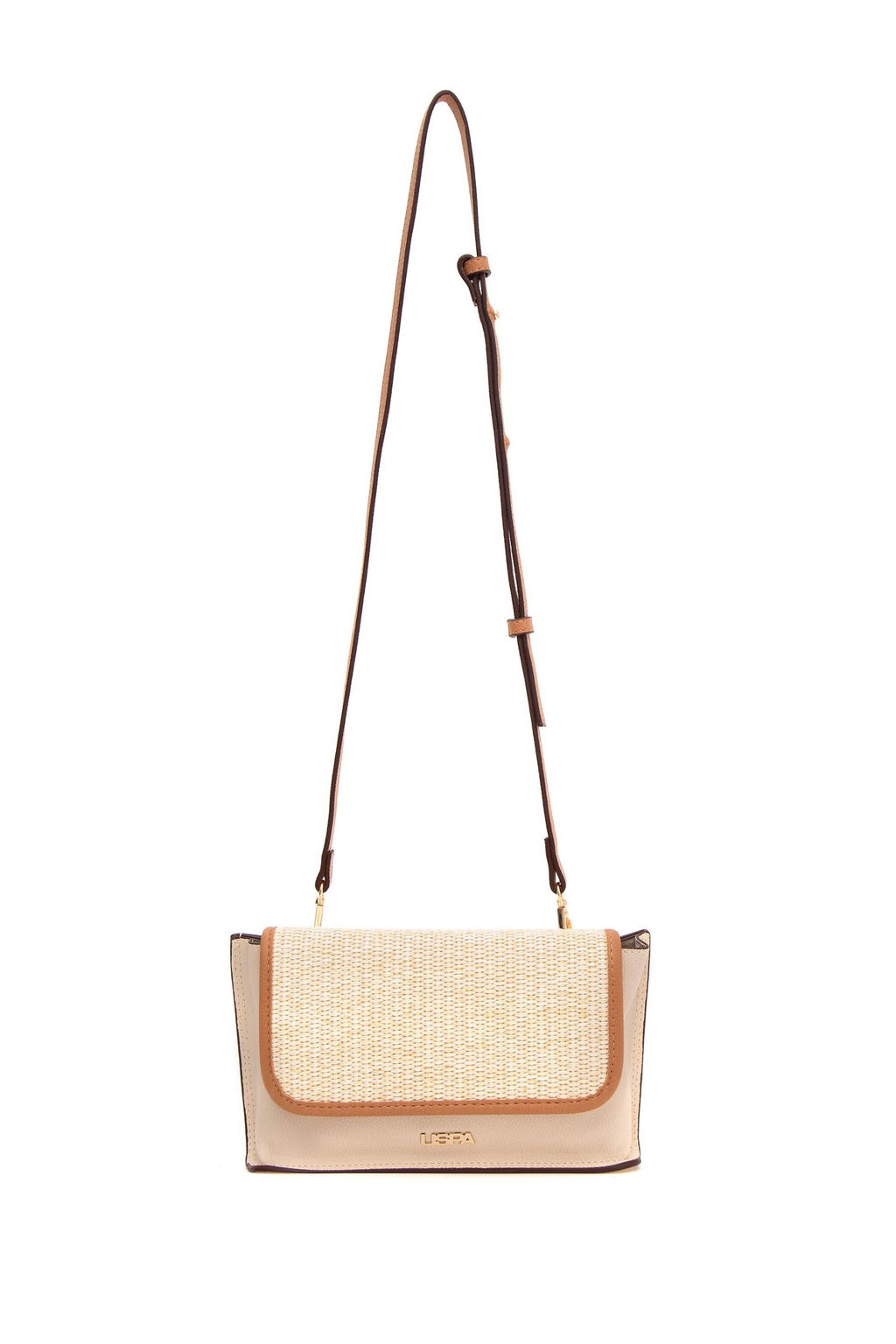 Женская кремовая сумка - U.s. polo assn фото 4