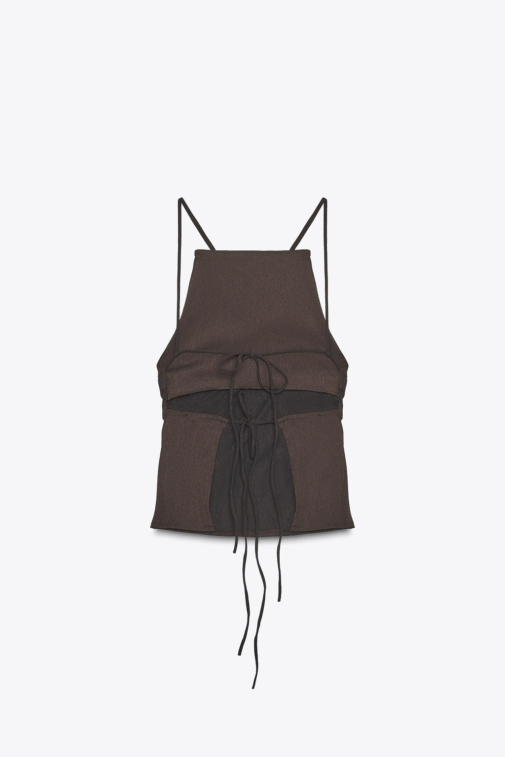 OPEN BACK PLEATED TOP - Zara фото 8