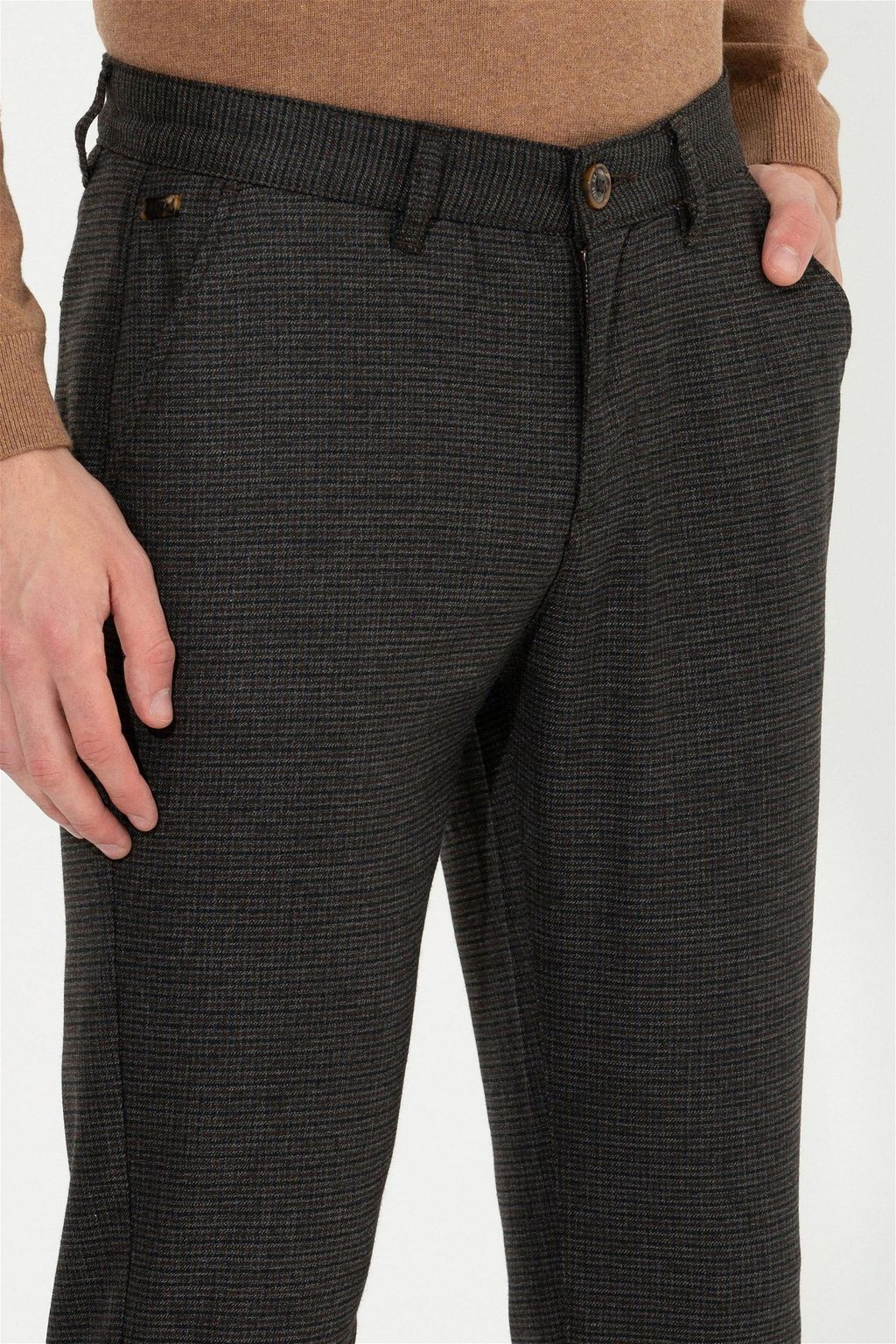 Мужские брюки чинос кокосового цвета - U.s. polo assn фото 5