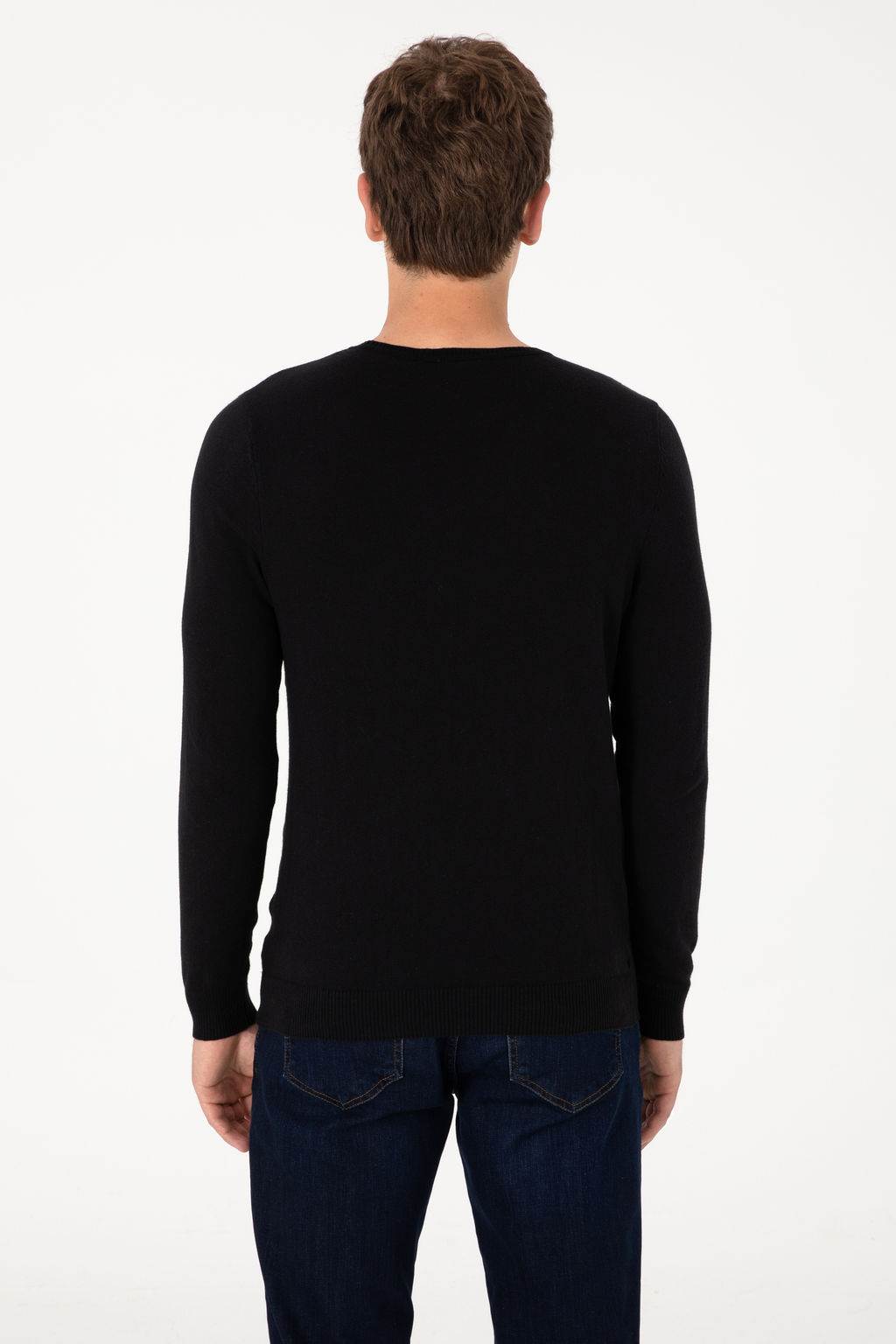 Erkek Siyah Basic Kazak - U.s. polo assn фото 7